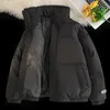 メンズダウンパーカー冬ジャケットメンズ韓国スタイル日本のファッションコットンパッド秋のジャケットメンズカジュアル厚さの断熱パーク風のファンプラスサイズ5xl 231213