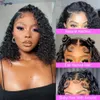 Synthetic Wigs Fayniss Wear And Go Deep Wave Bob Wigs For Women Human Hair Curly Glueless Wig Ready To Go Human Hair Wigs Pre Cut Lace Air Wig 231211