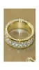 Wedding Rings Ins Top Sell Simple Fashion Jewelry 925 Sterling Sier Gold Fill Round Cut White Topaz Cz Diamond Gemstones Eternity 4242746