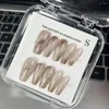 False Nails Wholesale Price Handmade Press On Colorful Whitening Cute Removable Reusable With Premium Quality.No.19625