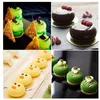 Baking Moulds 28 Cavity Oblate Round Shape Silicone Cake Mousse Mold Pastry Tools Chocolate Muffin Dessert Pudding Accessories 231213