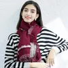 Scarves Pure Wool Large Size Women Bandana Headwarp Pashmina Cashmere Scarf Merino Poncho Shawl