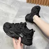 Dress Shoes Dad Chunky Sneakers Casual Vulcanized Woman High Platform Winter Femme Lace Up White Basket Women 231212