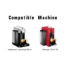 Adapter för konvertera originalkapslar till vertuolinkapslar för användning av kaffekaps C0316187J