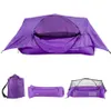 Sofá de ar inflável de tenda portátil 2in1 com capa de camping de camping de camp mackping de camp mackping de camas de suspensão e abrigos6457190