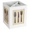 Kitchen Storage Cutlery Holder Knife And Fork Container For Table