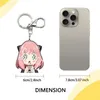 Famiglia SPY X Anime Anya Motion Key Catene Tornari acrilici Borsa Bastino per le periferiche anime Regalo periferiche anime