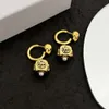 Lámpara colgante Lámpara colgante Taladro completo ovalado Oro Plata Pendiente colgante Esqueleto Chapado en oro de 18 quilates Pendientes de calavera para mujer Pendientes ME4 11 De