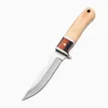 ZK20 Couteau tactique de haute dureté et tranchant dans la nature, petit couteau à outils droit portable, mini couteau d'extérieur de survie en milieu sauvage