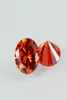 3A kleiner orange-roter CZ-Stein, 0815 mm, rund, gut geschliffen, im Labor hergestellter, loser Kubikzirkonia-Edelstein, 1000 Stück, Los5005291