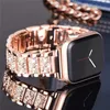 Women Diamond Strap For Apple Watch Band 38mm 40mm 42mm 44mm Stainless Steel Bracelet For iWatch Ultra 49mm 41 45mm 8/7/6/5 4 3