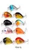 9 Farbe gemischt 45 mm 4G Kurbel Angelhaken 10 Haken Hartköder Köder Pesca Tackle Accessoires Wei5146532477