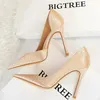 Sukienka buty Bigtree Designer Pumps Pumple Stope High Heels Panie Fashion Sexy Party Plus Size 43 231212