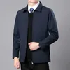 Jaquetas masculinas marca de negócios casual jaqueta casacos primavera casaco casual outono jaqueta simples sólida jaquetas masculino blazer masculino 231212