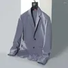 Męskie garnitury ICOOL Summer Light Kolor Blazer Blazer Blazer Casual Casual Curt