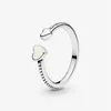 Nowa marka 100% 925 Sterling Silver Open Pierścień ozdobiony dwoma sercami dla kobiet Pierścionki zaręczynowe ślubne biżuteria 213Z