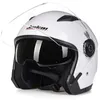Лыжные шлемы Универсальный мотоциклетный шлем 34 с защитой от УФ-лучей, двойные козырьки, скутер, винтажные двойные линзы, безопасный мото DOT ECE 231213