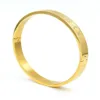 New Popular Roman Numerals Open Bangle Stainless Steel Bracelets for Men Women Couples Gift2470