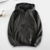 Heren Hoodies Sweatshirts Heren Hoodie Effen Kleur Capuchon Verdikte Capuchon Heren Winter Hoodie Met Rits Decor Elastische Manchet Grote Zak Warm J231213