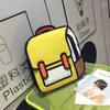 Zaino INS 2D Disegno Cartoon Borsa da scuola impermeabile di grande capacità 3D Cute Kawaii Bambini Bambini Studente Zainetto Regali