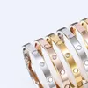 Classic Designer Jewellerys Classic Screw Titanium Bracelet 18K Rose Gold  Diamonds Couple Stainless Steel Tinker Bracelet Gift