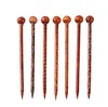 Phenovo 12PCS Printed Pattern Wooden Hair Stick Women Hair Pin Wood Vintage for Wedding Prom Bridal Accessories 13cm2222318