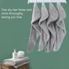 Handdoekhaarwikkel Veilige microvezeldrooghoedenset Sneldrogende kroezen verminderende knoopbevestiging voor dames