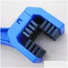 Chaînes de vélo Brosse de nettoyage de vélo Chaîne de moto Nettoyant en plastique Vélo Moto Cyclisme Propre Outil de nettoyage extérieur Drop Livraison Sports Dh4Jl