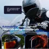 Elettronica per auto Casco da motociclista Cuffie Bluetooth 5.2 Cuffie con riduzione del rumore impermeabile Vivavoce Lettore musicale stereo Auricolare wireless