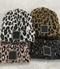 Designer Beanie Hat for Women Men Brand Winter Knitted Skullies Hats Unisex Ladies Warm Bonnet Cap Leopard Caps3420829