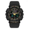 Montres-bracelets Gshock Sport Watch pour hommes étanche 50M montre-bracelet Relogio Masculino grand cadran Quartz numérique militaire armée Clock269c