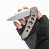 Anpassad Bentley Flipper 100% Real M390 Knives Gentleman Folding Knife High End Titanium Handle Outdoor Equipment Tactical Hunting Survival Tools Pocket EDC