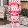 Rompers Winter Christmas Pyjamas Family Set Mother Dad Kids Baby Matching Outfits Elk Print Soft Sleepwear Xmas 231212