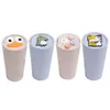 Interior Accessories P9JC Car Trash Can With Lid Mini Auto Dustbin Garbage Organizers Plastic Bag Truck Container Bin