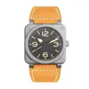 مصمم الأزياء الفاخرة Br Beller New Mens Wristwatches Men Automatic Hot Bell Watches أفضل مبيعًا من الفولاذ المقاوم للصدأ