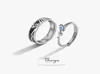 Thaya Vrouwen Ringen Sieraden 3D Textuur Ringen Blauwe Planeet Paar 925 Sterling Zilveren Ringen Voor Vrouwen Verlovingscadeau 2010066068044
