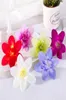 200st 8Colors Artificial Flower Head New Styles Artificial Orchid Silk Craft Flowers for Wedding Christmas Decoration Head Ring W2551337