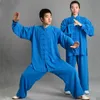 Etniska kläder tai chi kung fu enhetlig traditionell kinesisk långärmad wushu taichi män kungfu kostym uniformer tränar kläder 231212