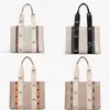 5A quality Women handbags WOODY Tote shopping bags handbag high NYLON hobo fashion linen Large Beach bag luxury designer travel Cr2026