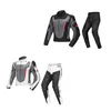 オートバイアパレルライディングジャケットウェアラブルバイク保護パッド風邪の通気性のある衣服男性女性反射パンツスーツ