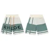 Rhude Pants Designer Fashion Men's Women's Summer Spring and Autumn New Extern Wear 5/4 Sticked Shorts Casual Loose Fashion Brand Styles