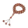 Chains 33 Rosary Beads Hand Prayer Chain Islamic Religion Ramadan Gift 6 Color Optional N2UE