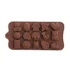 Stampi da forno Vendita stampo in silicone per cioccolato commestibile fai da te in silicone fiore torta rosa caramelle natalizie decorazione cucina 231213