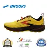 Brooks Cascadia 16 Mens Running Shoes Hyperion Tempo Triplo Preto Branco Cinza Amarelo Laranja Malha Treinadores de Moda Ao Ar Livre Homens Casual Esportes Sapatilhas Jogging Caminhada