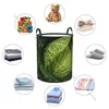 Tvättväskor Dirty Basket Foldbar Organizer Cabbage Clothes Hamper Home Storage