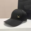 Dames Baseball Cap Designer Pet Metalen Logo Solid Ball Caps Heren Outdoor Hoeden Zomeraccessoires