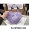 Venetaabottagaa Top Handbags Bolsas tejidas diseñador Jodie Rhombic Rhombic Lattice Tote Cesta de vegetales de hombro único