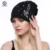 Cappelli Sciarpe Set CHING YUN Donna Cappello lavorato a maglia in cashmere morbido Inverno Caldo ricamo Cappello lavorato a maglia femminile in tinta unita di alta qualità B19 13 231213