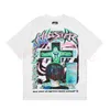 Hellstar T Shirt Rappe para hombre Camiseta para mujer Rapper Wash Grey Heavy Craft Unisex Top de manga corta High Street Fashion Retro Hell Camiseta para mujer Diseñadores Tees Tamaño S-XL 3A