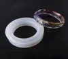 Bangle Silicone mögel flexibel harts mögel fasetterad finish armband pärla mögel diy smycken tillverkning hantverk leveranser epoxy moulds1386731